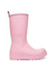 Hunter Kalosze WFT2007RMA Różowy. Czerwone kalosze Hunter, bez wzorów, z tworzywa sztucznego, bez zapięcia. Za 399.99 zł.
