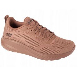 Buty na co dzień damskie SKECHERS BOBS SQUAD CHAOS - FACE OFF lekkie. Czarne buty do biegania Skechers, bez wzorów, bez zapięcia, do biegania. Za 229.99 zł.