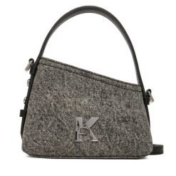 Torebka Karl Lagerfeld Jeans. Czarne torebki klasyczne Karl Lagerfeld Jeans, bez wzorów, z jeansu, klasyczne, bez dodatków. Za 559.99 zł.