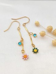 Atelier MIU Pozłacane kolczyki rozmiar: onesize. Żółte kolczyki atelier MIU, pozłacane. Za 39.99 zł.