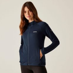 Polar turystyczny damski Huntdale rozsuwany. Czerwone bluzy z polaru Regatta, bez wzorów, z polaru, trekkingowe. W wyprzedaży za 150.50 zł.