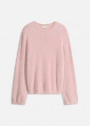 Miękki sweter z szerokimi rękawami. Niebieskie swetry bonprix, bez wzorów, bez ramiączek. Za 129.99 zł.