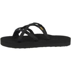 Japonki damskie Teva Olowahu. Czarne japonki Teva, bez wzorów, z materiału, eleganckie. Za 227.00 zł.