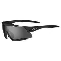 Okulary przeciwsłoneczne + 3 wymienne soczewki Tifosi Aethon. Czarne okulary przeciwsłoneczne TIFOSI, bez wzorów. W wyprzedaży za 227.50 zł.
