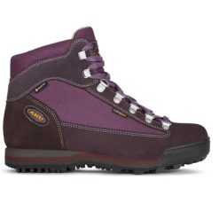 Buty trekkingowe dla dorosłych Aku Ultra Light Gore-Tex. Fioletowe buty trekkingowe Aku, bez wzorów, z gore-texu, bez zapięcia, wspinaczkowe, gore-tex. Za 524.70 zł.