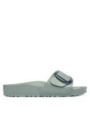 Birkenstock Klapki Gizeh 1031422 Zielony. Zielone klapki Birkenstock, bez wzorów, z syntetyku, bez obcasa, bez zapięcia. Za 229.99 zł.