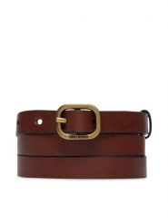 Gino Rossi Pasek Damski BLYL23006 Brązowy. Brązowe paski Gino Rossi, bez wzorów, ze skóry. Za 79.99 zł.