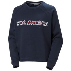 Sweter damski Helly Hansen Bliss. Niebieskie swetry Helly Hansen, bez wzorów, sportowe, bez ramiączek. Za 460.00 zł.