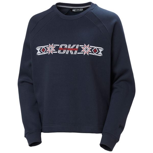 Sweter damski Helly Hansen Bliss. Niebieskie swetry Helly Hansen, bez wzorów, sportowe, bez ramiączek. Za 460.00 zł.