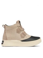 Sorel Botki Out N About IV Classic Brązowy. Brązowe botki Sorel, bez wzorów, ze skóry, bez obcasa, na płaskiej podeszwie, bez zapięcia. Za 529.99 zł.