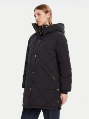 Barbour Kurtka zimowa Kailyn LQU1843BK11 Czarny Regular Fit. Czarne kurtki Barbour, na zimę, bez wzorów, z syntetyku, bez kaptura. Za 1,309.00 zł.