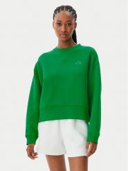 Lacoste Bluza SF5614 Zielony Oversize. Zielone bluzy Lacoste, bez wzorów, z bawełny, bez kaptura. Za 499.99 zł.