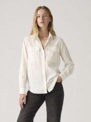 Levi's Koszula w kolorze kremowym rozmiar: L. Brązowe koszule Levi's, l, bez wzorów, bez kołnierzyka, bez ramiączek. Za 132.98 zł.