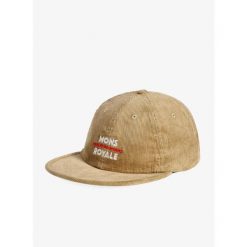 Czapka z daszkiem Mons Royale Corduroy Roam Cap - tussock. Brązowe czapki z daszkiem Mons Royale, bez wzorów. Za 96.99 zł.