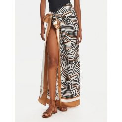 Chusta Max Mara Beachwear. Brązowe chusty Max Mara Beachwear, bez wzorów. Za 1,279.00 zł.
