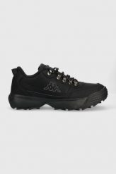 Kappa sneakersy kolor czarny. Czarne buty sportowe lifestyle Kappa, bez wzorów, z gumy, sportowe, bez zapięcia. Za 189.99 zł.