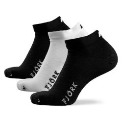Skarpety Low Cut – 3 pary sportowe z wełny merynosów. Białe skarpetki FJORK MERINO, bez wzorów, z elastanu. Za 199.00 zł.
