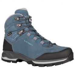 Buty trekkingowe damskie Lowa Lady Light Gtx. Niebieskie buty trekkingowe Lowa, bez wzorów, z materiału, za kostkę, bez zapięcia. Za 1,121.00 zł.