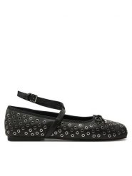 MICHAEL Michael Kors Baleriny Collette Flex Ballet 40R5COFP1L Czarny. Czarne baleriny MICHAEL Michael Kors, bez wzorów, ze skóry, bez obcasa, bez zapięcia. Za 589.99 zł.