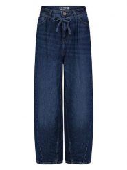 Sublevel Dżinsy - Comfort fit - w kolorze granatowym rozmiar: S. Niebieskie jeansy Sublevel, s, z aplikacjami, ze skóry, klasyczne, z podwyższonym stanem. Za 131.74 zł.