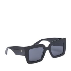 Okulary przeciwsłoneczne GINO ROSSI. Czarne okulary przeciwsłoneczne Gino Rossi, bez wzorów. Za 159.99 zł.