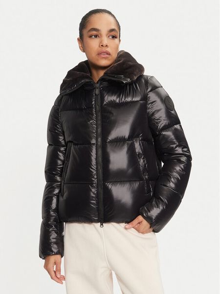 Save The Duck Kurtka zimowa D30974W LUCK19 Czarny Regular Fit. Czarne kurtki Save the duck, na zimę, bez wzorów, z syntetyku, bez kaptura. Za 749.99 zł.