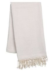 Towel to Go Chusta hammam "Atom" w kolorze kremowym - 180 x 100 cm rozmiar: onesize. Brązowe chusty Towel to Go, bez wzorów, z bawełny. Za 69.99 zł.