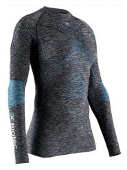 X-Bionic Zimowa koszulka sportowa w kolorze antracytowym rozmiar: XL. Czarne t-shirty sportowe X BIONIC, xl, bez wzorów, z materiału, bez ramiączek, outdoorowe. Za 325.79 zł.