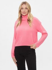 ONLY Golf 15294524 Różowy Regular Fit. Czerwone swetry ONLY, l, bez wzorów, z syntetyku, bez ramiączek. Za 129.99 zł.