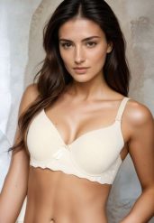 Beżowy Biustonosz Full Cup na Regulowanych Ramiączkach z Usztywnieniem Karetta. Brązowe biustonosze Renee, bez wzorów. W wyprzedaży za 35.99 zł.