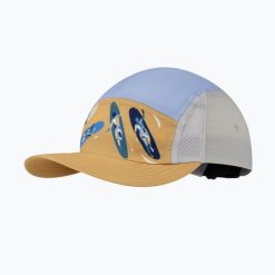 Czapka z daszkiem BUFF 5 Panel Go. Żółte czapki z daszkiem Buff, bez wzorów, sportowe. Za 149.99 zł.
