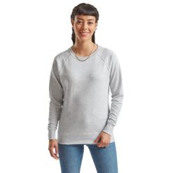 Lekka Bluza Raglanowa Dla Kobiet. Niebieskie bluzy fruit of the loom, xs, bez wzorów, bez kaptura. Za 86.99 zł.