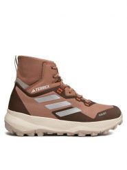 Adidas Trekkingi TERREX WMN MID RAIN.RDY Hiking Shoes HQ3557 Brązowy. Brązowe buty trekkingowe adidas, z materiału, bez zapięcia. Za 699.99 zł.
