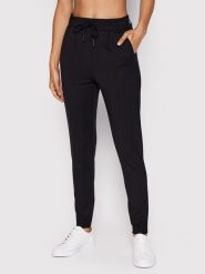 ONLY Spodnie materiałowe Poptrash 15115847 Czarny Regular Fit. Czarne spodnie materiałowe ONLY, bez wzorów, z materiału. Za 129.99 zł.