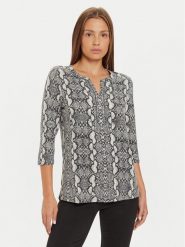 Olsen Bluzka 11104921 Szary Regular Fit. Szare bluzki Olsen, bez wzorów, z wiskozy, bez kołnierzyka, bez ramiączek. Za 189.99 zł.