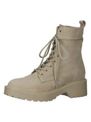 Steve Madden Skórzane botki w kolorze beżowym rozmiar: 39. Brązowe botki Steve Madden, bez wzorów, bez obcasa, bez zapięcia. Za 351.59 zł.