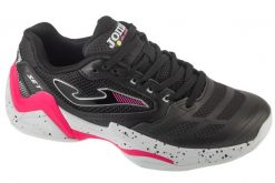 Buty do tenisa damskie, Set Lady 25 TSELW. Czarne buty treningowe Joma, bez wzorów, z materiału, przed kostkę, bez zapięcia, tenisowe. Za 199.00 zł.