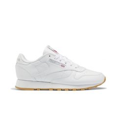 Buty do chodzenia damskie Reebok Classic Leather. Białe buty treningowe Reebok, bez wzorów, z gumy, bez zapięcia, trekkingowe, reebok classic. Za 452.00 zł.