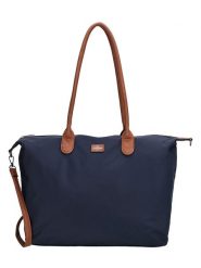 Charm Shopper bag "Buckingham" w kolorze granatowym - 51 x 33 x 14 cm rozmiar: onesize. Niebieskie shopper bag Charm, bez wzorów, z materiału, na ramię, bez dodatków. Za 121.45 zł.