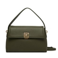 Torebka Calvin Klein. Zielone torebki klasyczne Calvin Klein, bez wzorów, klasyczne, bez dodatków. Za 569.99 zł.