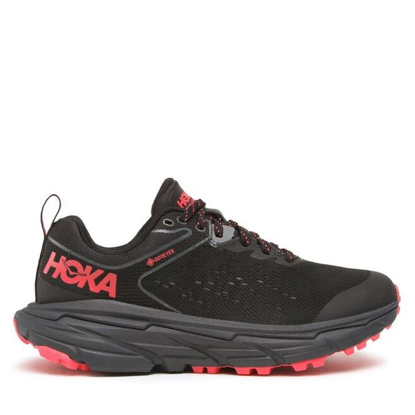 Buty do biegania Hoka. Czarne buty treningowe HOKA, bez wzorów, z gore-texu, bez zapięcia, do biegania, gore-tex. Za 459.99 zł.