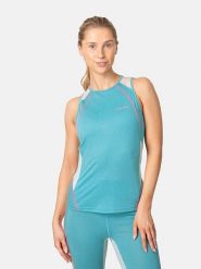 KARI TRAA Top sportowy "Alma" w kolorze turkusowo-jasnoróżowym rozmiar: M. Czerwone topy sportowe Kari Traa, m, bez wzorów, z wełny, outdoorowe. Za 130.99 zł.