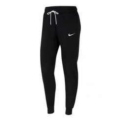 Spodnie Do Biegania Park 20 Fleece Dla Kobiet. Czarne spodnie dresowe Nike, bez wzorów, długie. Za 229.99 zł.