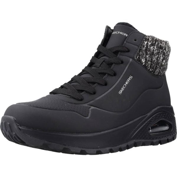 SKECHERS 167988 Czarny. Czarne buty sportowe lifestyle Skechers, bez wzorów, z materiału, sportowe, za kostkę, bez zapięcia. Za 425.99 zł.