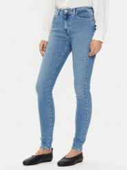 Tommy Hilfiger Jeansy Harlem WW0WW43716 Niebieski Skinny Fit. Niebieskie jeansy Tommy Hilfiger, bez wzorów, z bawełny. Za 309.99 zł.