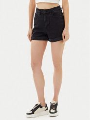 Volcom Szorty jeansowe Weelow B2012300 Czarny Slim Fit. Czarne szorty Volcom, bez wzorów, z bawełny. Za 269.99 zł.
