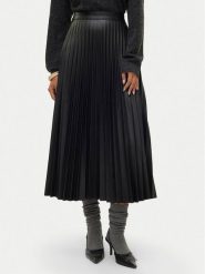 Vero Moda Spódnica z imitacji skóry Bella Holly 10319036 Czarny Regular Fit. Czarne spódnice Vero Moda, l, bez wzorów, ze skóry. Za 239.99 zł.