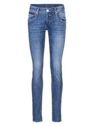Herrlicher Dżinsy "Touch" - Slim fit - w kolorze niebieskim rozmiar: W33/L32. Niebieskie jeansy Herrlicher, l, bez wzorów, klasyczne. Za 208.99 zł.