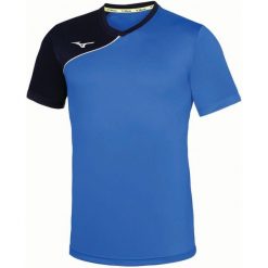 Jersey Mizuno Classic. Niebieskie bielizna termoaktywna damska Mizuno, bez wzorów, z jersey, bez ramiączek, na fitness i siłownię. Za 161.00 zł.