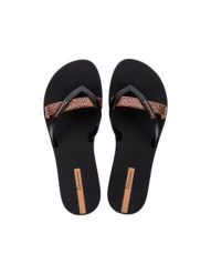 Klapki japonki damskie Ipanema Kirei. Brązowe japonki Ipanema, bez wzorów, z materiału. Za 89.99 zł.